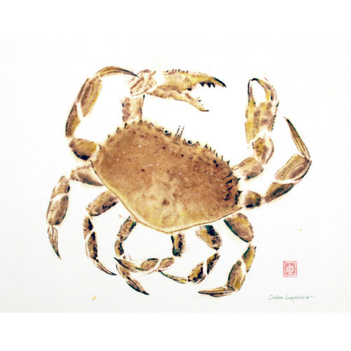 Dungeness Crab gyotaku