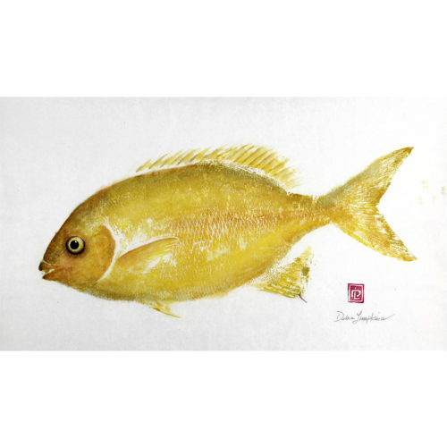 2022 Neneue gyotaku by Debra Lumpkins