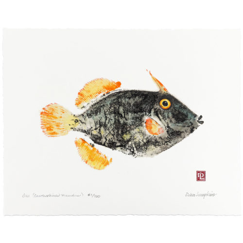 Oili gyotaku by Debra Lumpkins