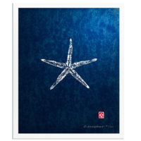 Starfish gyotaku by Debra Lumpkins