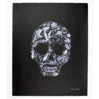 Day of the Dead Skull original art by Debra Lumpkins